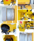 Heavy Hitter Universal Bench Grinder Sharpener Rig For Drill Bits Mill Cutters And Turning Knives Rock Solid Lathe Tool Sharpening Station 220V High Speed Steel control panel and precision dials