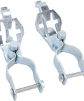 Heavy Duty Two Pack T Post Gate Hinge Pins For Farm Gates With Five Eighth And Three Quarter Inch Hinge Holes Powder Coated Steel Hinges Durable