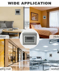 Durable 6 Way Indoor Outdoor Circuit Breaker Box Enclosure With Dustproof Cover installed in various indoor settings