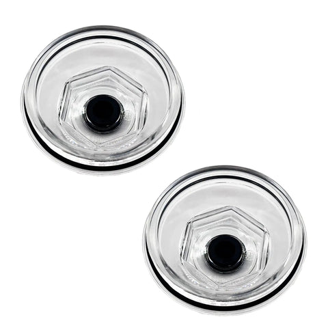Two Beefed Up 21 36 Oil Bath Dust Caps Replacement For Dexter 9K 10K General Duty Axles And 10K HD 12K 15K 4.0 in Threads