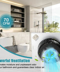 Bathroom showing Blower Motor Assembly For 771 And 771 A Bathroom Exhaust Fans Replacement Motor 99080599, 70CFM airflow.