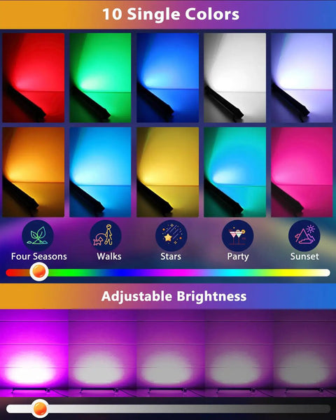 Rock Your Outdoor Lighting With These Super Cool 25W RGBW LED Wall Washer Lights Offering Awesome Color Changing RGB Effects.