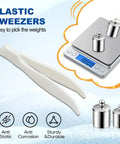 Precision Calibration Weights Kit For Digital Scales With Tweezers 17 Piece Set From 10 Milligrams To 100 Grams Stainless Steel