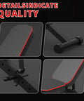 Close-up of Beefy Adjustable Weight Bench details including backrest angles and sturdy construction for home gym use.