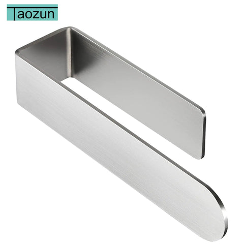 Self Adhesive Stainless Steel Hand Towel Holder Brushed Finish Wall Mount Towel Ring Bar SUS 304 Rustproof Bathroom