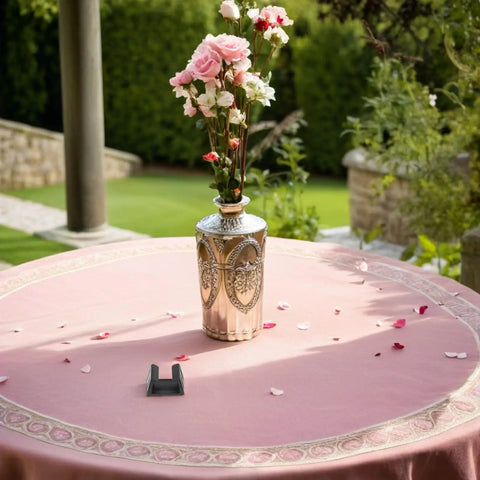 Vase with flowers on table showing 10 Pack Patio Sofa Clamps For Sectional Wicker Outdoor Couches Plastic Fasteners