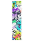 Street Art Graffiti Grip Tape For Skateboards And Longboards, Bubble Free Anti Slip Deck Sheet 33 X 9 Inches, colorful design