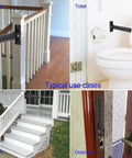 Solid Choice Doorway Flip Up Grab Bar Carries A Hefty 300 Lbs Load For Stair Assist Handrails in various typical use cases