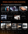 Slick Pocket Compact Precision Magnetic Screwdriver Set With Foldable Cube Case For Phone Laptop Switch And Gaming Rig Repairs, used for maintenance on various devices.