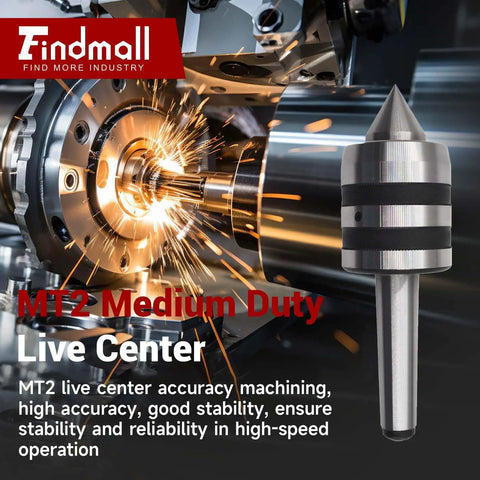 MT2 Live Center 60 Degree Tailstock Center For CNC Lathes Manual Lathes And High Speed Lathes Built Tough With 0.0003 Inch Concentricity 5000 RPM 12 28 NF Drawbar Sealed Front End