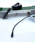 Hot Desktop Conveyor Belt With Motorized Pvc Belting For Adjustable Factory Transport, Electric Handling System, Small Industrial Workstation And Smooth Automated Production Line Setup, showcasing conveyor with motor and controls.