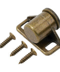 Magnetic Door Catch Zinc Alloy With Super Strong Hold For Cabinets Cupboards Closets Wardrobes And Sliding Doors Green Bronze Finish