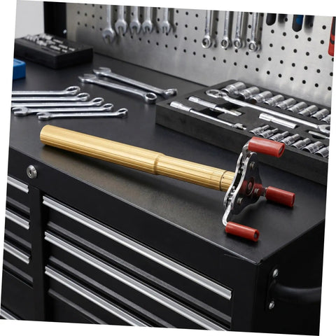 Slick Aluminum Alloy Ceiling Smoke Detector Puller With Heavy Duty Claw Head For Hassle Free Transducer Swaps on black tool chest.