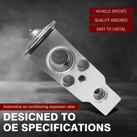 Auto AC Expansion Valve Replacement For Most Cars, showcasing durable silver finish and compact design for cold air system upgrade.