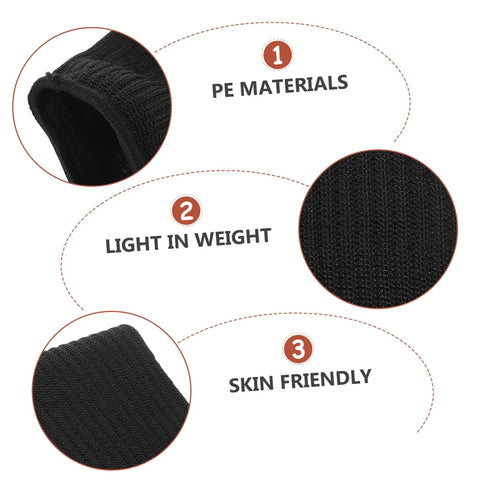 Heavy Duty Cut Resistant Arm Sleeves Built Like A Tank For Welding And Mechanic Work With A Snug Ergonomic Fit To Keep Your Arms Protected From Sharp Edges And Grime In Classic Black