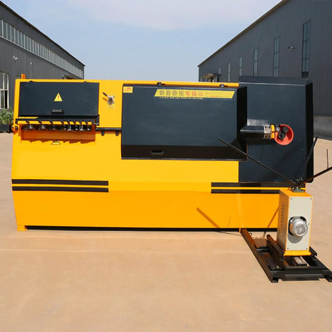 Heavy Duty Rebar Stirrup Cnc Bender Iron Bending Reliable Workhorse Built Tough For High Volume Concrete Hoops Job Site Ready equipment on display.