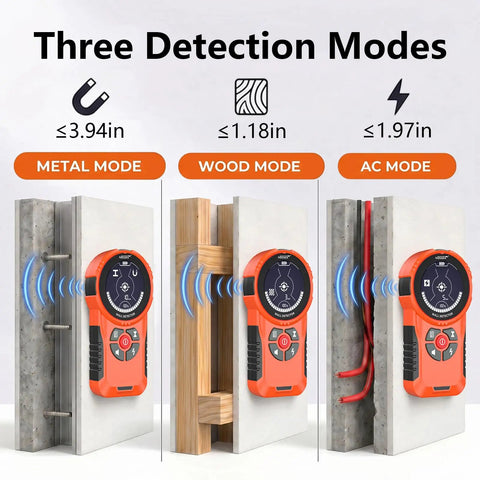 High Precision Stud Finder Wall Scanner With Digital Live Wire And Hidden Wall Pipe Tracker Fast Drywall Scanning And Dead On Accuracy For Home Repair Projects