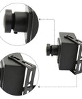 Mini Aluminum USB Security Camera With 170 Degree Wide Fisheye Lens 5MP HD, shown in close-up and side view of aluminum case