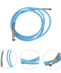 Workhorse High Pressure Steam Tube Replacement Flexible Steam Iron Cleaner Hose With PTFE Material, coiled view