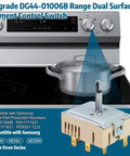 Dual Infinite Switch Replacement For Range Oven Surface Element Control Easy Install No Fuss Heat Regulation And Precise