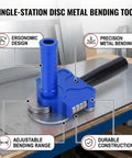 Stainless Steel Sheet Metal Roller Break Bender For DIY And Pro Shops, Handles Galvanized Iron Copper Aluminum Stainless