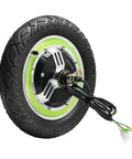 Level Up Your Ride With This Dope 12 Inch 36V 500W Brushless Hub Motor Rear Wheel featuring heavy duty disc brake and M14 axle.