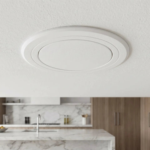 Peel And Stick Round Access Cover Plate 6 Inch For Drywall Ceiling Or Wall Pipe Hole Patching And Heavy Duty Abs Blank Panel With Tight Seal on ceiling