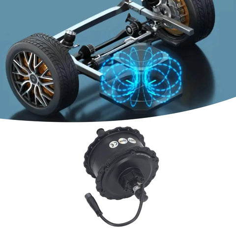 48V 750W Brushless Hub Motor Rear Drive For Electric Mountain Bikes IP65 Aluminum Alloy Upgrade Kit with torque demo