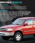 Red Toyota SUV suitable for 80 Amp 12 Volt Car Alternator Replacement For Toyota Tacoma 2000 2004 Tundra 2000 2002 And 1999 2002 3 4L V6 Clockwise Rotation Plug And Play Install Heavy Duty OE Style Electrical Upgrade For Reliable Power And Easy No Fuss Maintenance