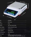 High Precision Digital Lab Scale 5000G X 0.01G Analytical Balance For Jewelry Pharmacy Chemistry And Industry Pro Grade