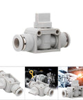 Durable Plastic Shut Off Valve With Quick Coupler For Industrial Air Systems, 10mm Zinc Alloy Manual Flow Control