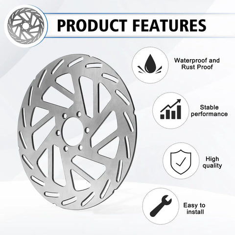 Beefy Hydraulic Brake Rotor For Ridstar Q20 Q20 Pro H20 Pro H26 Pro Front And Rear Disc Brake Set Iron Rotor Upgrade
