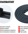Gas Fuel Line Set With Three Sixteenth Inch And One Quarter Inch Rubber Tubes And Twelve Clamps, coiled black rubber tube detail