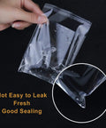 Clear Resealable 5x7 Inch Cellophane Bags 300 Pack For Bakery Candles Soap Cookies Durable Food Safe Poly Bags test sealing