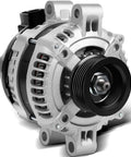 Beefed Up 135 Amp 12 Volt Alternator Replacement For GM Vehicles Including Impala Monte Carlo Buick LaCrosse Pontiac Grand Prix 2005 2009 V8 Fits 104210 4220 210 0573 AL8835X close-up view