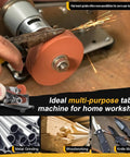 Mini Electric Belt Sander Boasts Seven Variable Speed Settings And Ergonomic Handles For Steady Precision Grinding Or Metal Polishing Hella Dependable Diy Power Tool Ships With Ten Graded Sanding Belts Ready For Fast Furniture Restorations And Quick Shop with ergonomic handle and compact design.