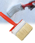 4 Piece Stain Applicators Set With Natural Bristles For Decks, Terraces, And Furniture Coating Projects, Rustproof Ferrules