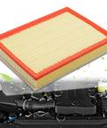 High Flow Engine Air Filter Direct Fit For Toyota 4Runner FJ Cruiser GX460 And Lexus 4.0L/4.6L Engines Replaces OE CA10835 And 17801-38050