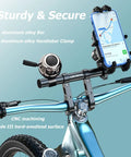 Long Bike Handlebar Extender 7.87 Inch Aluminum Alloy Extension With Dual Clamp Mount For Bicycle And Motorcycle on handlebars