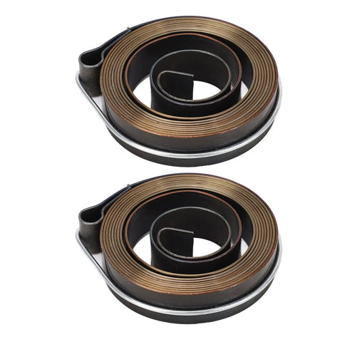 2 Pack Built Tough Heavy Duty Drill Press Return Springs For Quill Chrome Steel Coil Replacement