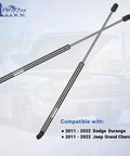 Front Hood Lift Gas Spring Struts 2 Pack For Jeep Grand Cherokee 2011 To 2022 And Dodge Durango 2011 To 2024 Replacement Parts