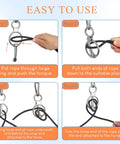 How to use Horse Tie Ring Upgrade Four Pack Horse Tack And Training Gear In 304 Stainless Steel with eye bolt and snaps