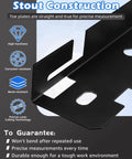 Heavy Duty Wheel And Toe Alignment Tool Kit With Two 5m Tape Measures For DIY Car Front End Alignment Toe Plates For Precise Adjustment