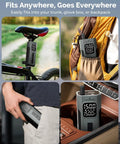 Cordless Tire Inflator Portable Air Compressor With Digital Pressure Gauge And LED Light in various uses