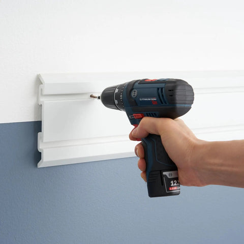 Installing Heavy Duty Wall Track Storage System With Two PVC Panels And Seven Hooks For Garage, Shed And Pantry