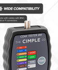 8 Port Coax Cable Tester Mapper And Toner With Color Coded Remotes For Easy Line Tracing Locator Kit for BNC RCA F connectors