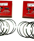 Two Sets Piston Rings Replacement Kit for 80mm Bore Small Engines, 1.2mm Ring Thickness, Style B, Bidirectional Top and Second Ring