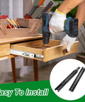 Installing Soft Close Drawer Slides 9.4 Inch Full Extension Ball Bearing Rails For Cabinets And Furniture 33Lb Capacity