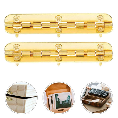 Heavy Duty 90 Degree Antique Flush Cabinet Hinges For Small Wooden Jewelry Boxes And Craft Storage Boxes No Fuss Rust Resistant