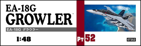 Box cover of One To Forty Eight Scale EA 18G Growler Aircraft Model Kit With Decals And Detailed Instructions Not Included Paints And Glue May Be Needed For Assembly Perfect Pick For Builders And Collectors
